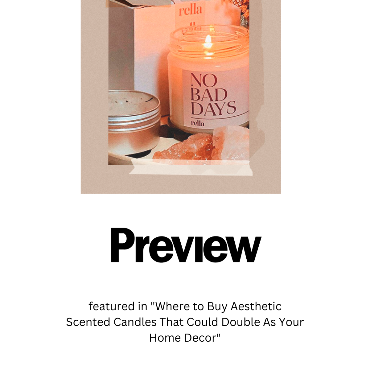 Preview: Where to Buy Aesthetic Scented Candles That Could Double As Your Home Decor