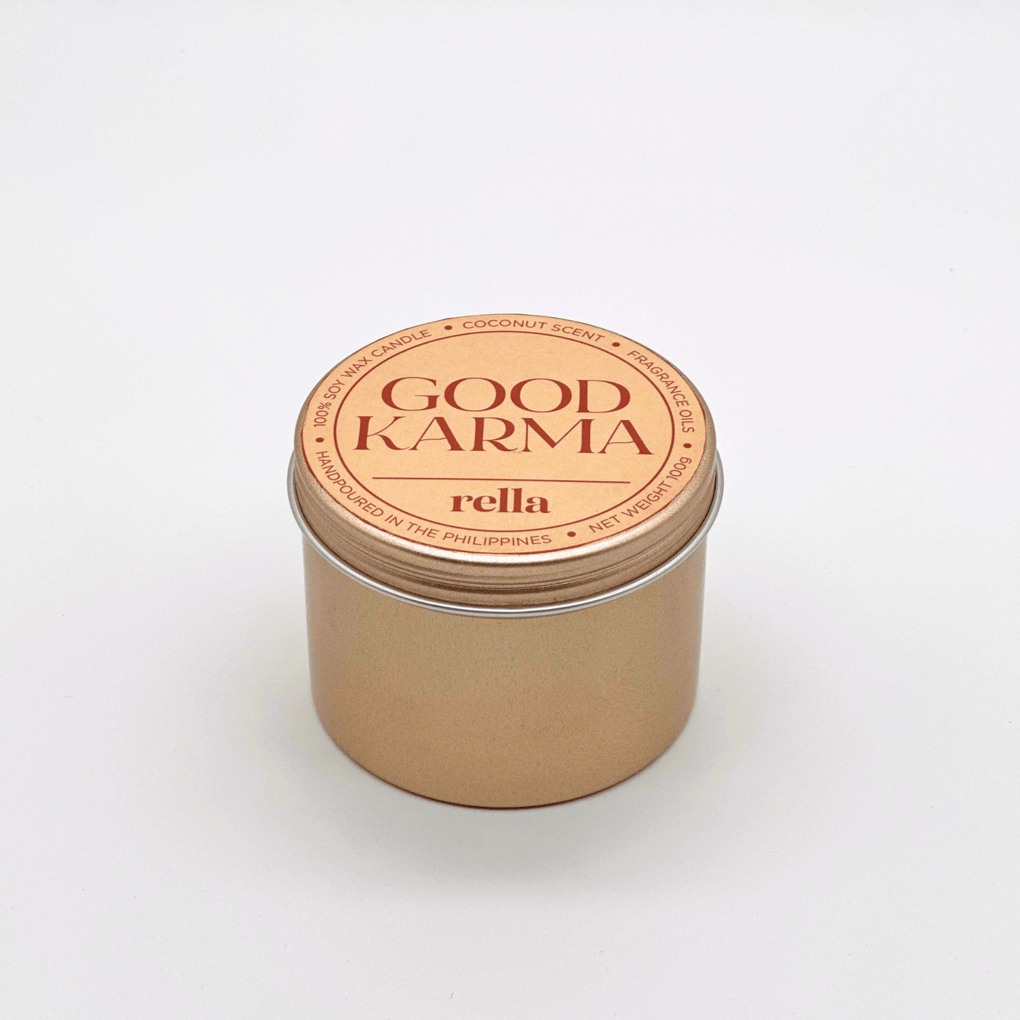 100g Good Karma: Coconut Scented Soy Wax Candle