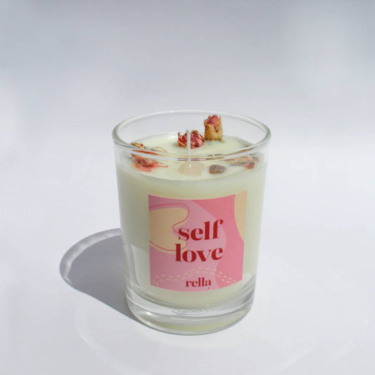 200g Self Love Manifestation Candle: Strawberry Scented Soy Wax Candle