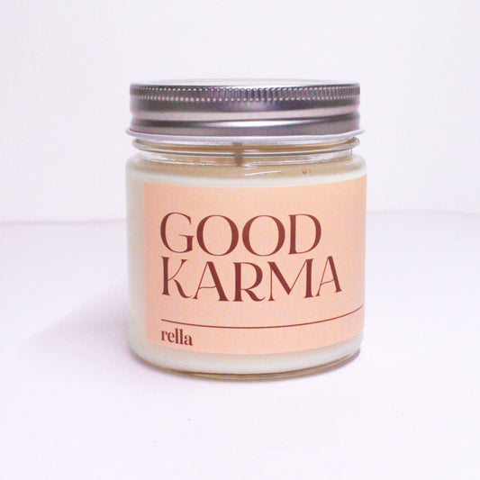 250g Good Karma: Coconut Scented Soy Wax Candle