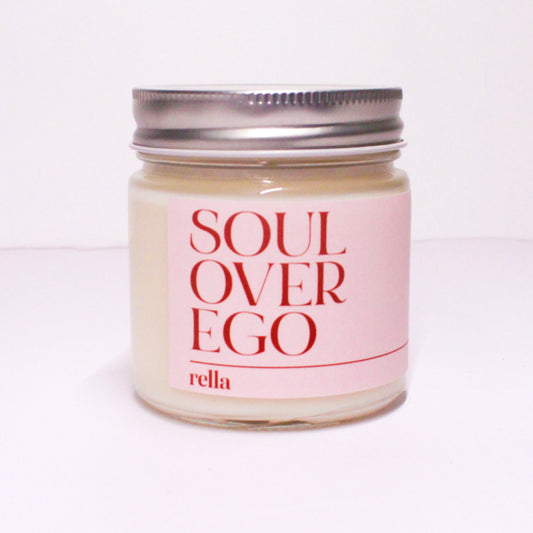 250g Soul Over Ego: Vanilla Scented Soy Wax Candle